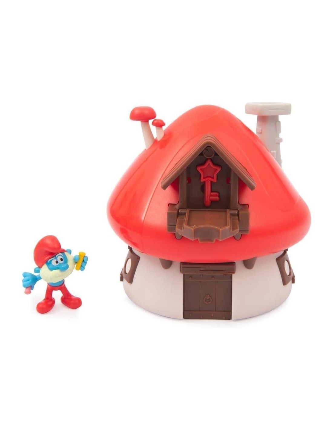 Playset Casa del Grande Puffo con Chiave Magica
