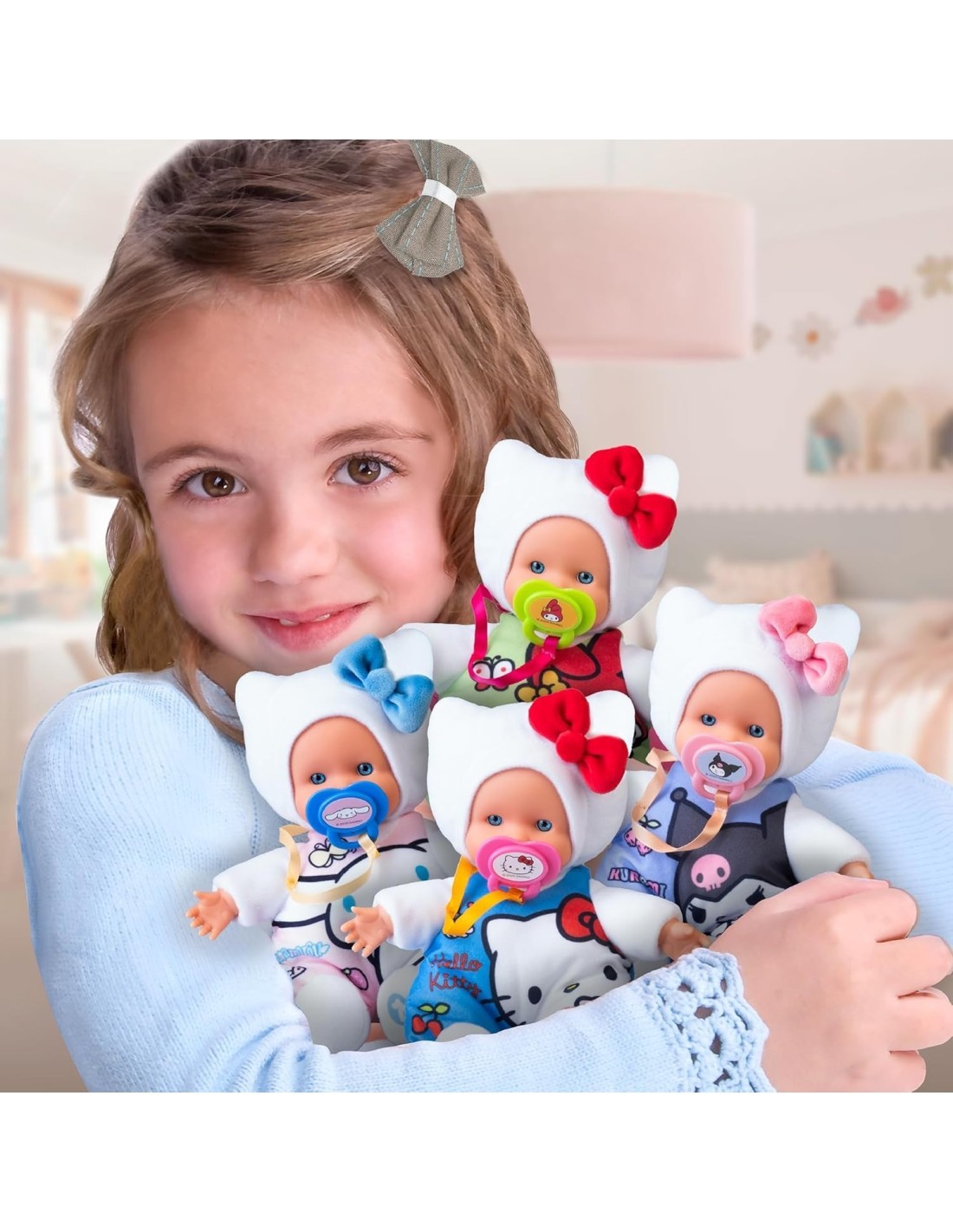 Nenuco Hello Kitty & Friends Bambola Bebè Cute Friends – Famosa ASSORTITO