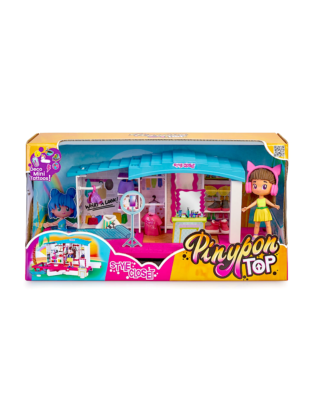 Pinypon Top Style Closet Famosa – Playset Guardaroba Bambole con Accessori