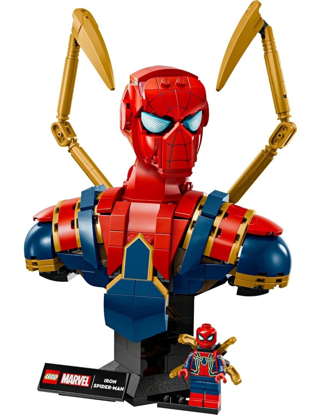 LEGO 76326 Marvel Busto di Iron Spider-Man