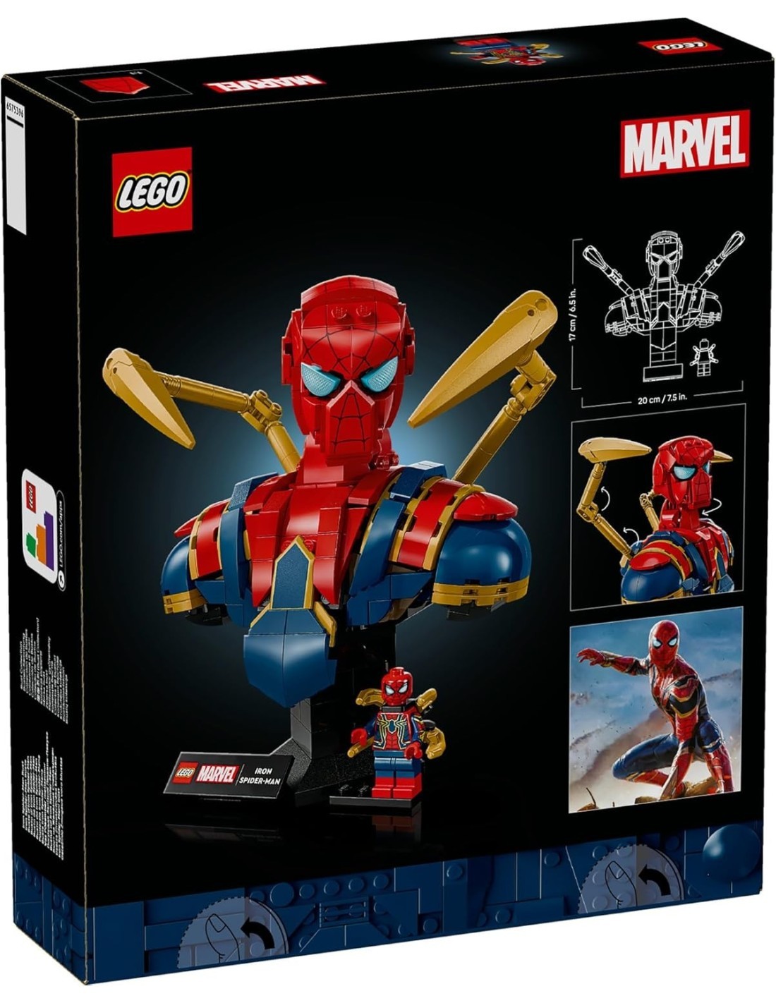 LEGO 76326 Marvel Busto di Iron Spider-Man