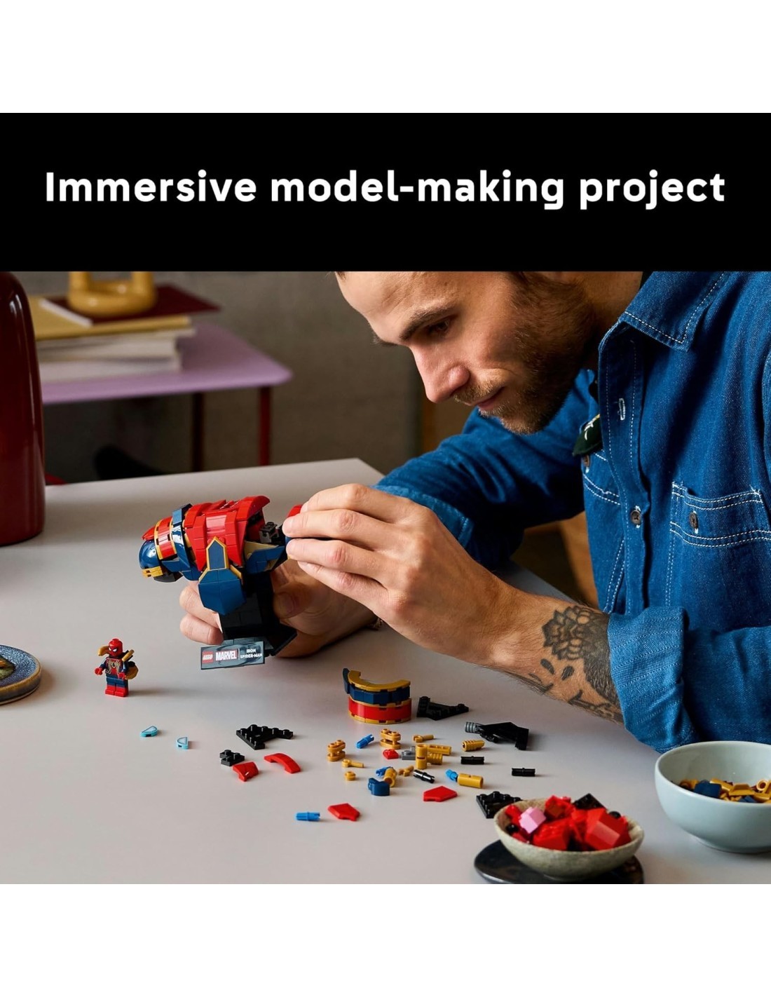 LEGO 76326 Marvel Busto di Iron Spider-Man