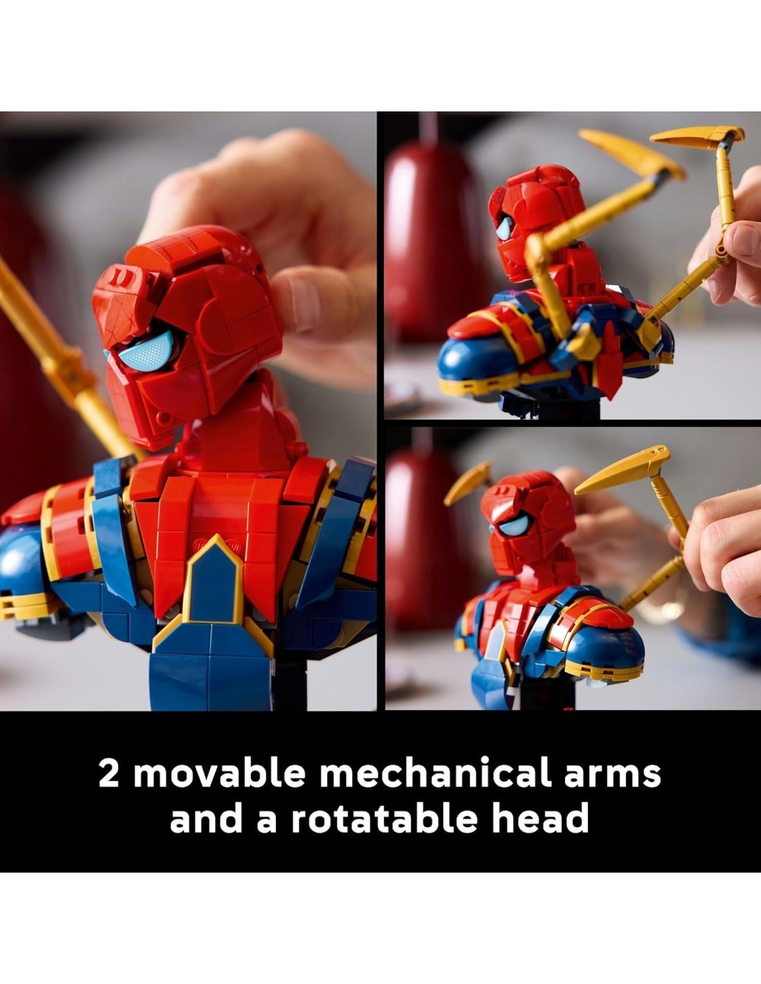 LEGO 76326 Marvel Busto di Iron Spider-Man