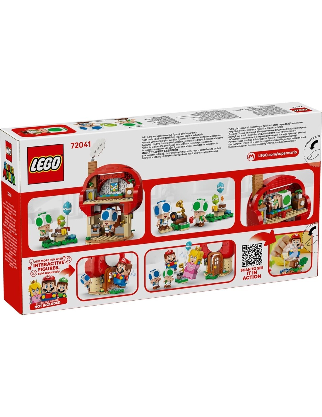 LEGO 72041 Super Mario Festa a Casa di Toad