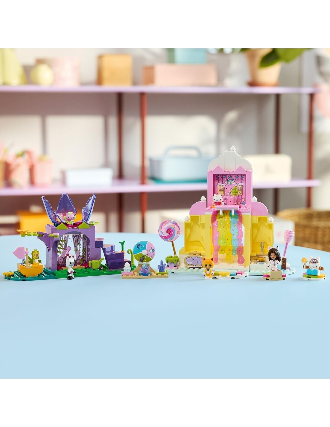LEGO 11205 Gabby's Dollhouse Dolce Montagna e Giardino di Gattina Fatina