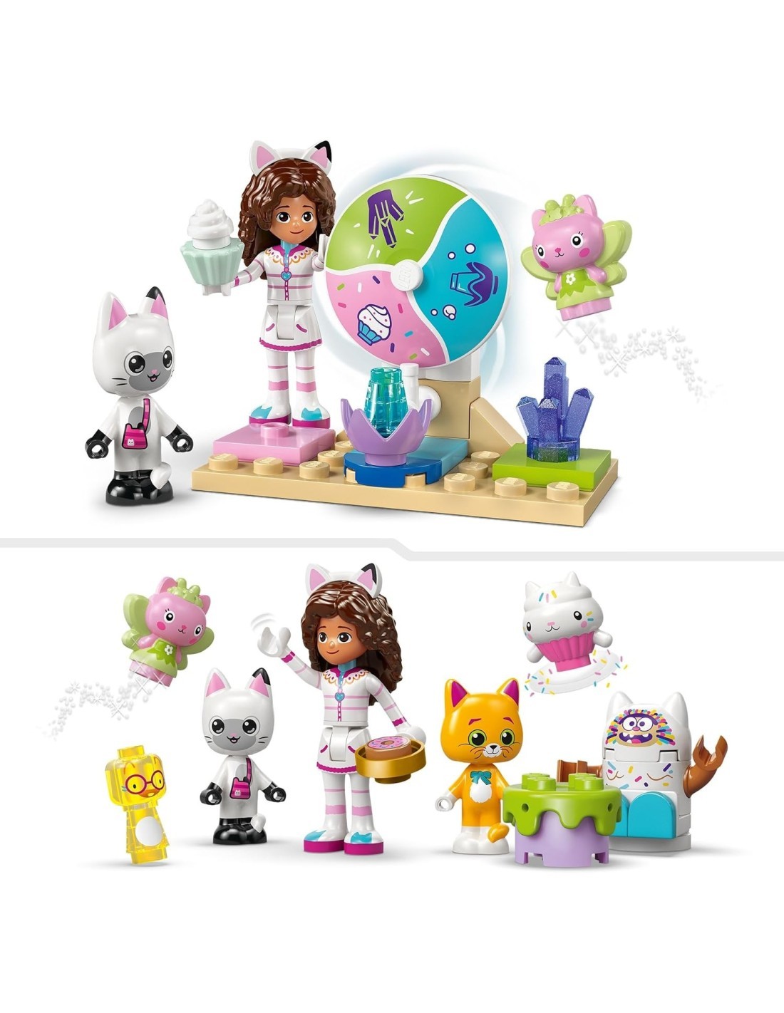 LEGO 11205 Gabby's Dollhouse Dolce Montagna e Giardino di Gattina Fatina