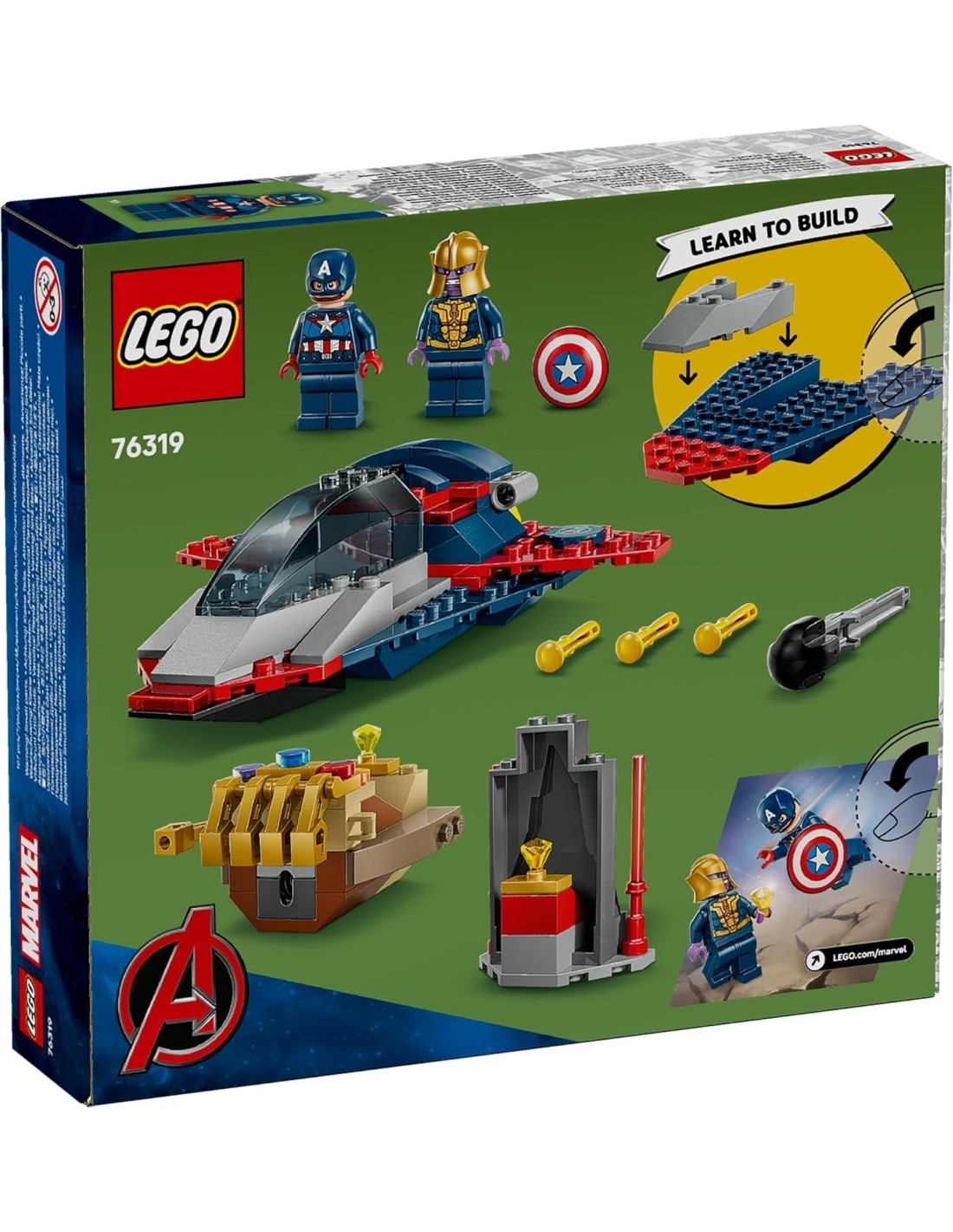 LEGO 76319 Marvel Captain America Contro Thanos