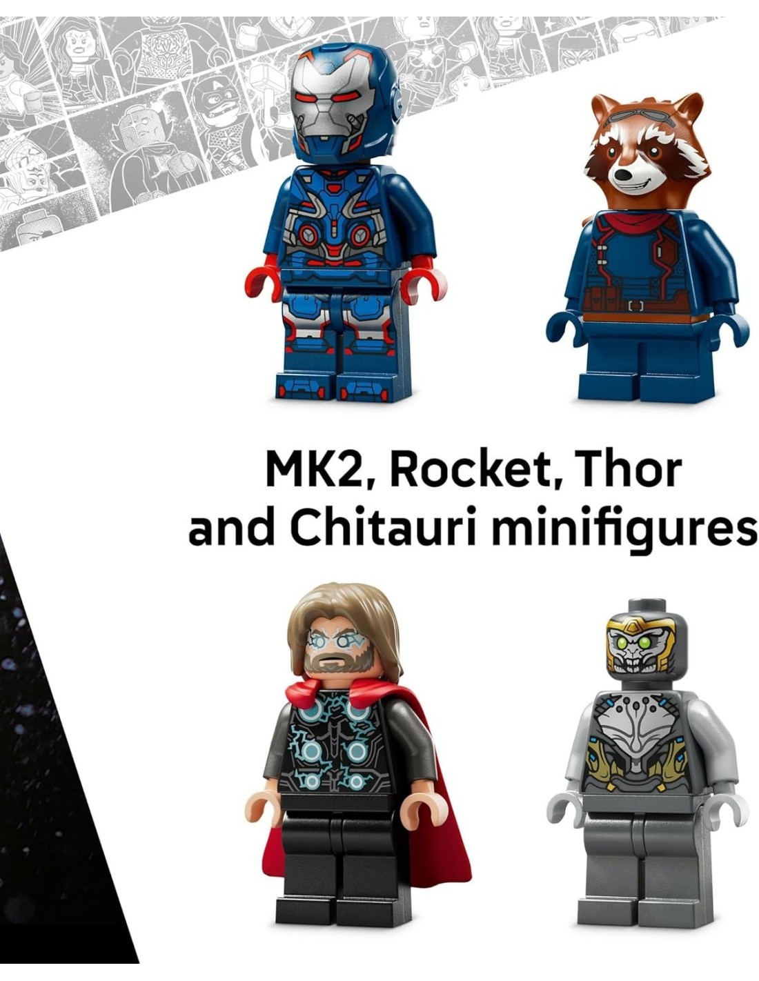 LEGO 76322 Marvel Avengers Endgame Thor contro Chitauri