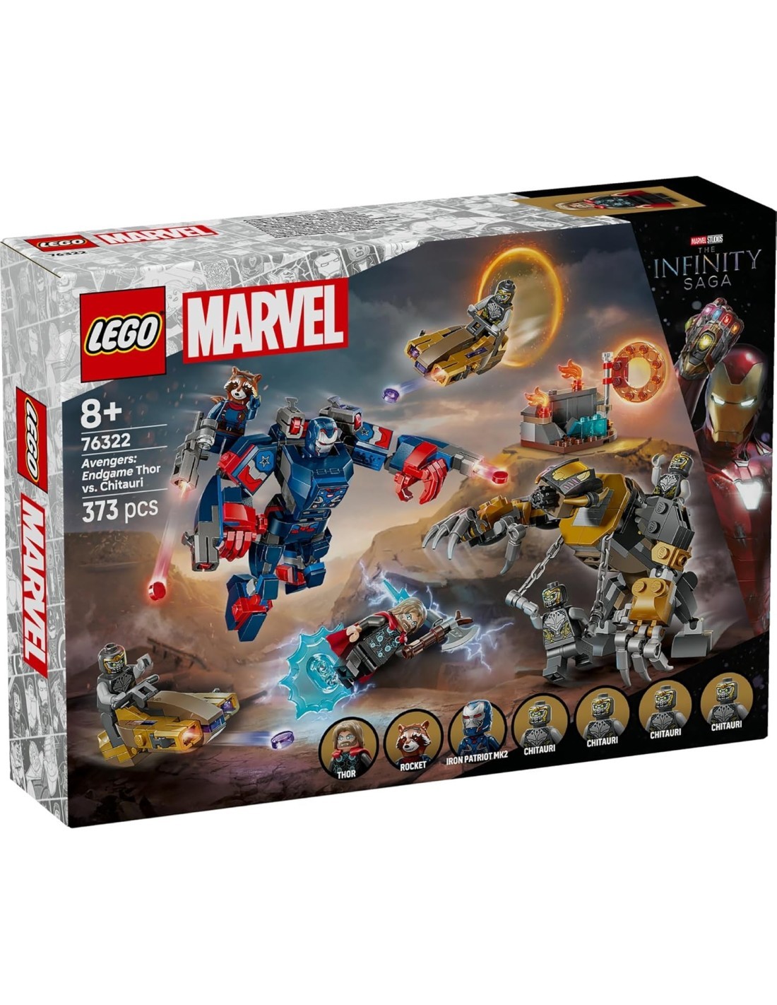 LEGO 76322 Marvel Avengers Endgame Thor contro Chitauri