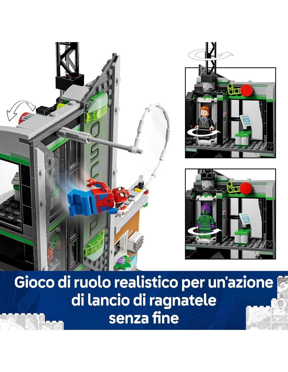 LEGO 76324 Marvel Spider-Man Contro Oscorp