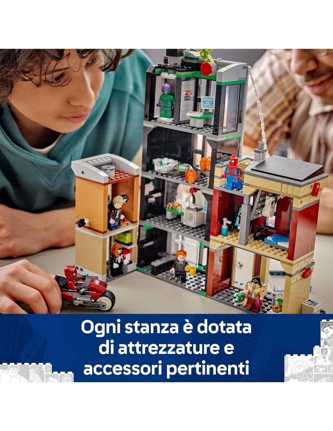 LEGO 76324 Marvel Spider-Man Contro Oscorp