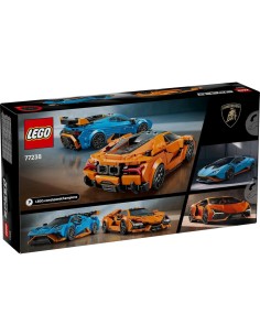 LEGO Speed Champions 77238 Lamborghini Revuelto e Huracán STO | Set 2 Auto Iconiche