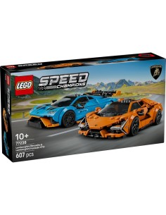 LEGO Speed Champions 77238 Lamborghini Revuelto e Huracán STO | Set 2 Auto Iconiche