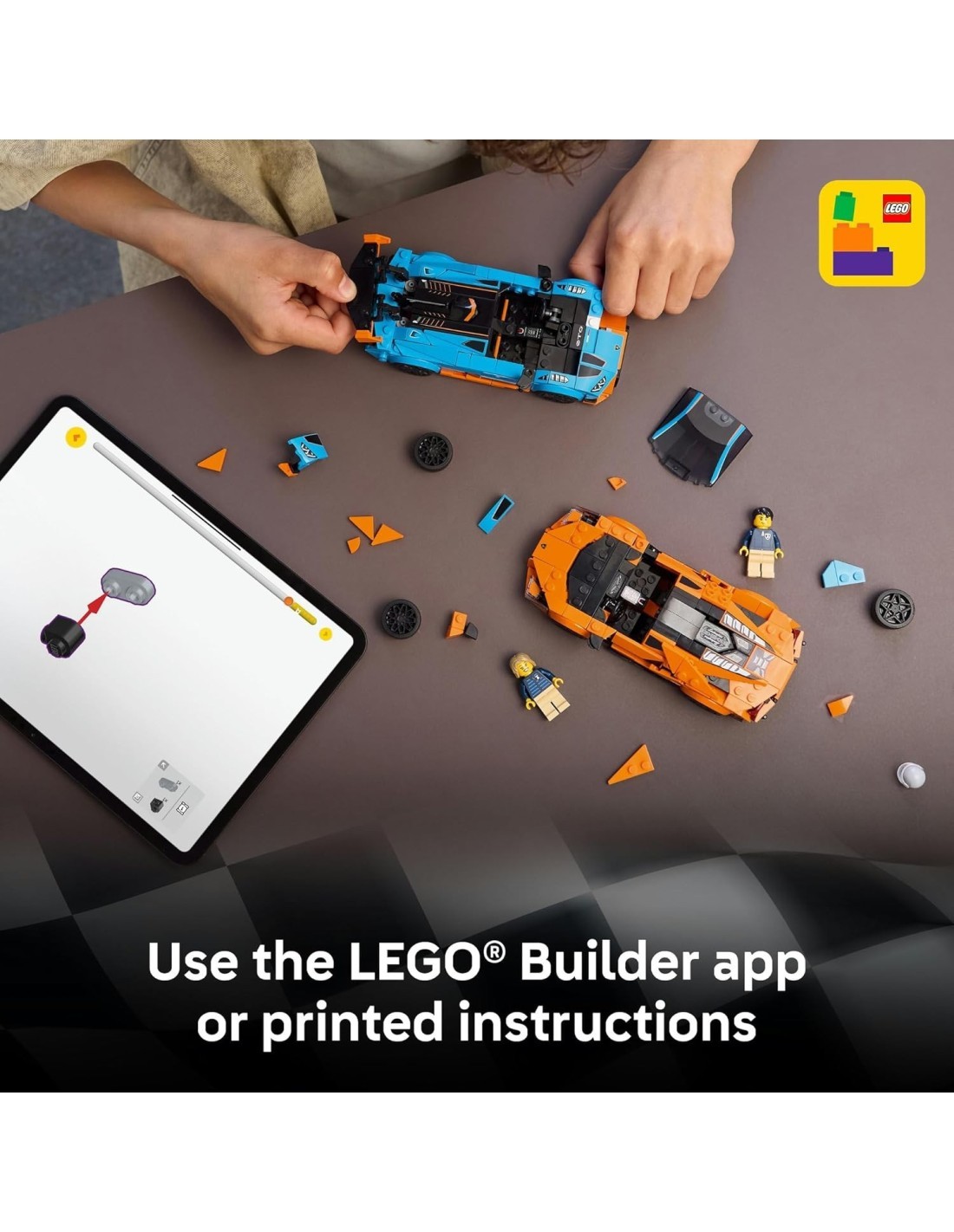 LEGO Speed Champions 77238 Lamborghini Revuelto e Huracán STO | Set 2 Auto Iconiche