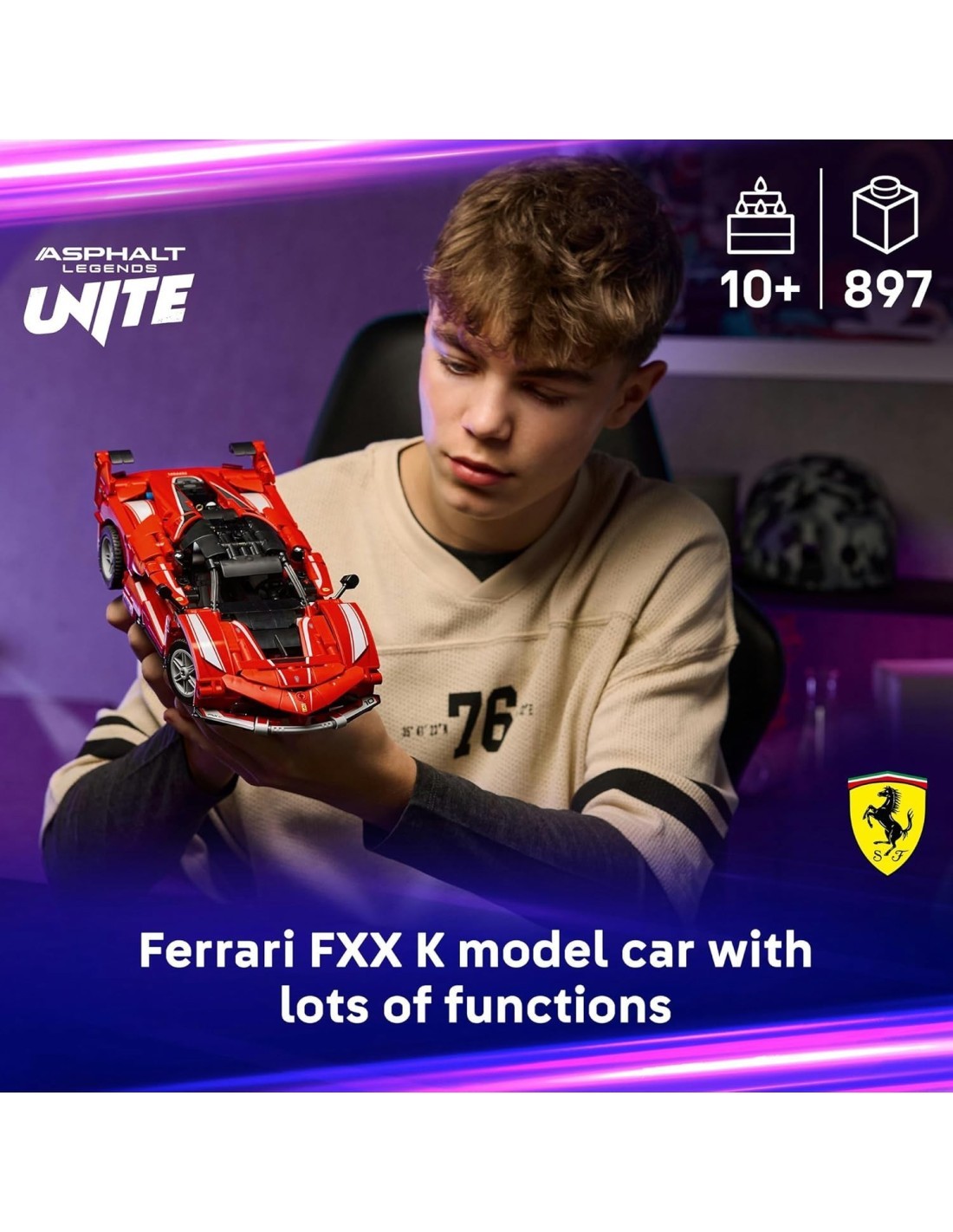 LEGO Technic 42212 Ferrari FXX K | Supercar da Costruire