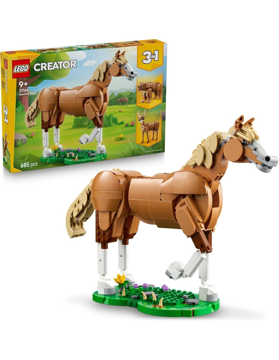LEGO Creator 31166 Cavallo Meraviglioso | Set 3 in 1
