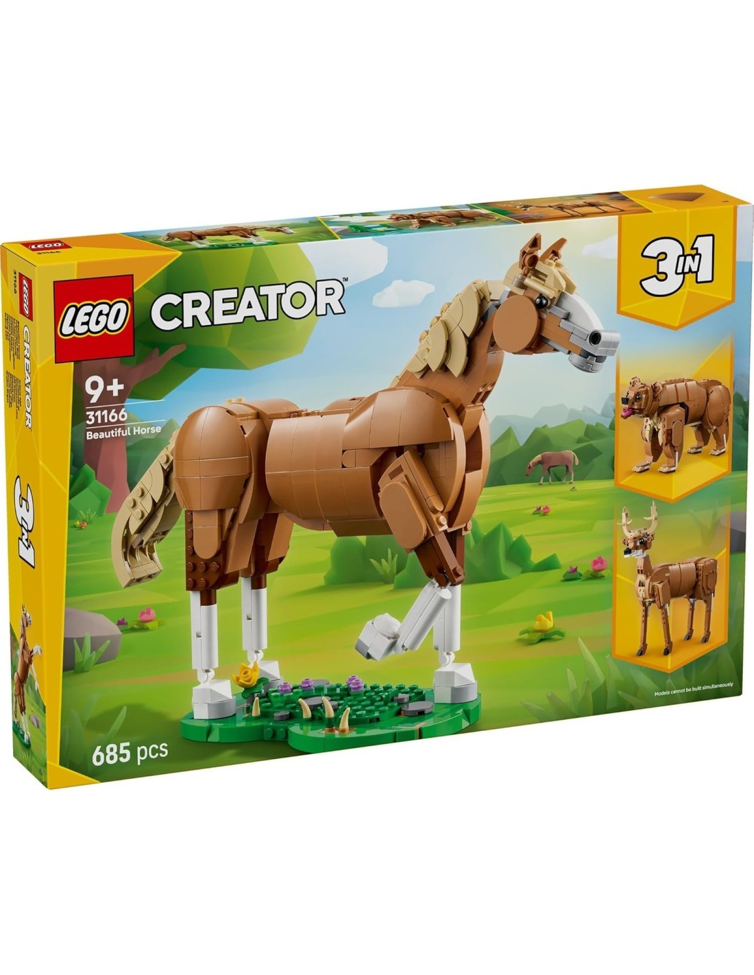 LEGO Creator 31166 Cavallo Meraviglioso | Set 3 in 1