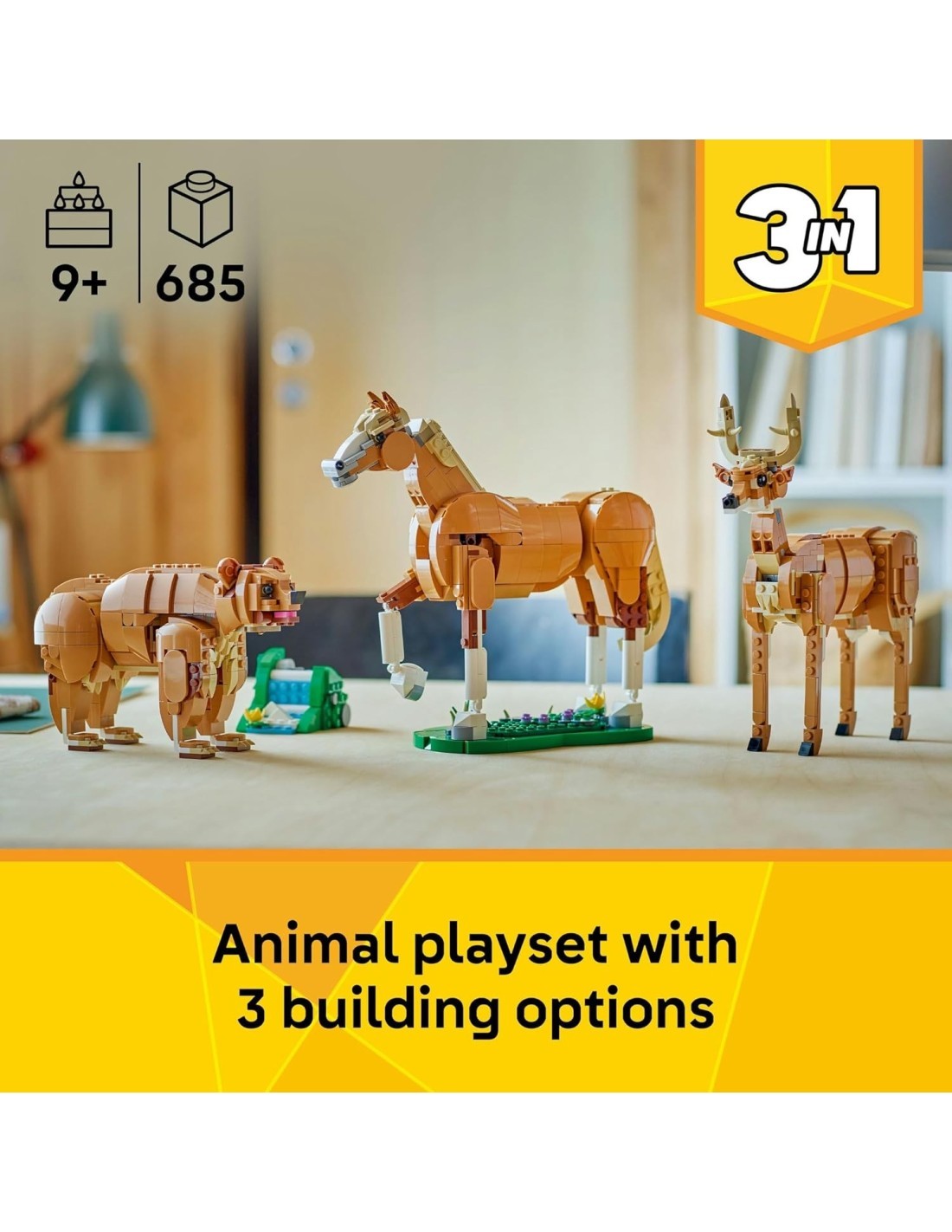 LEGO Creator 31166 Cavallo Meraviglioso | Set 3 in 1