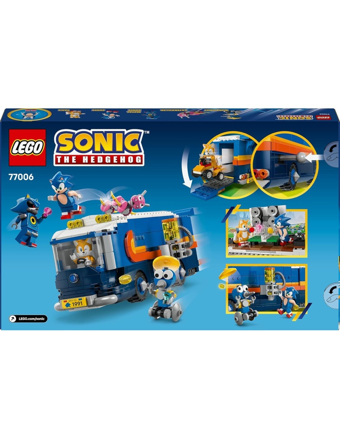 LEGO Sonic 77006 Camion di Comando Team Sonic