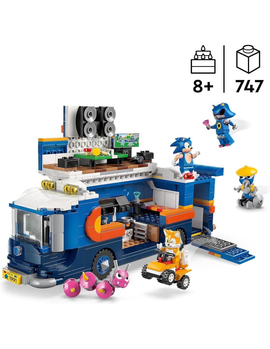 LEGO Sonic 77006 Camion di Comando Team Sonic