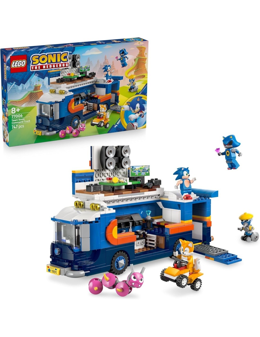 LEGO Sonic 77006 Camion di Comando Team Sonic