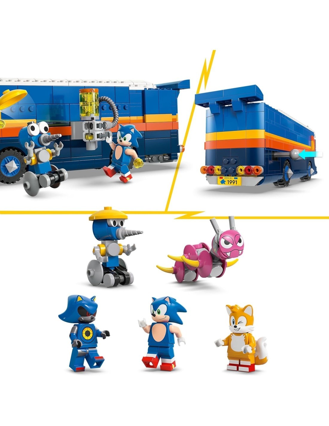 LEGO Sonic 77006 Camion di Comando Team Sonic