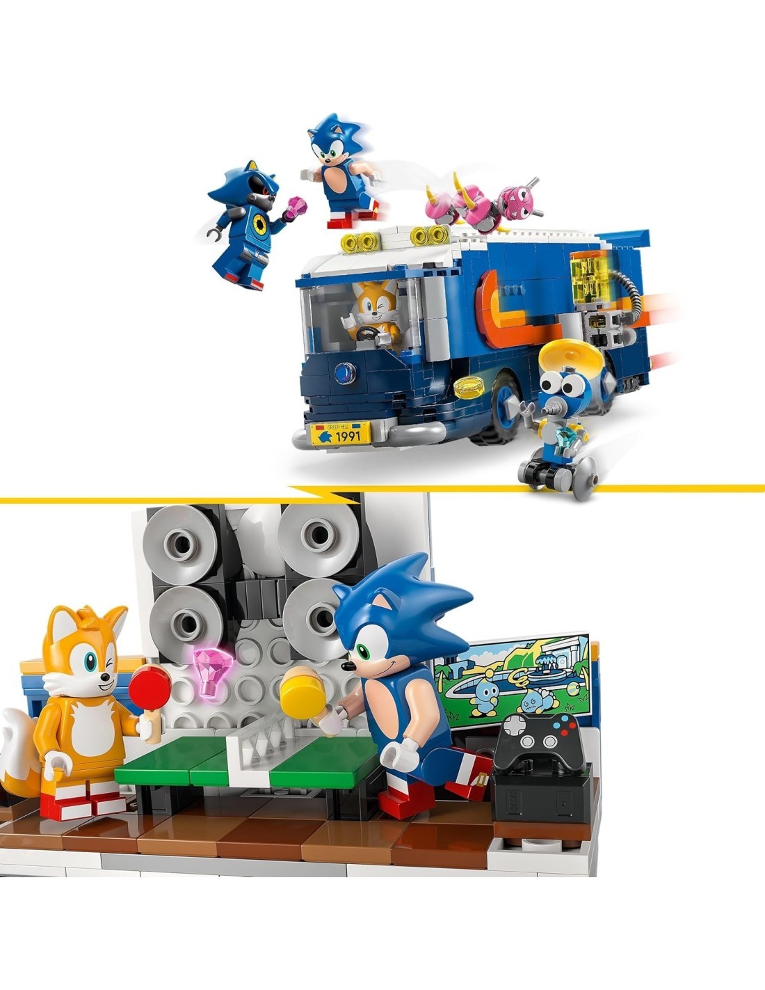 LEGO Sonic 77006 Camion di Comando Team Sonic