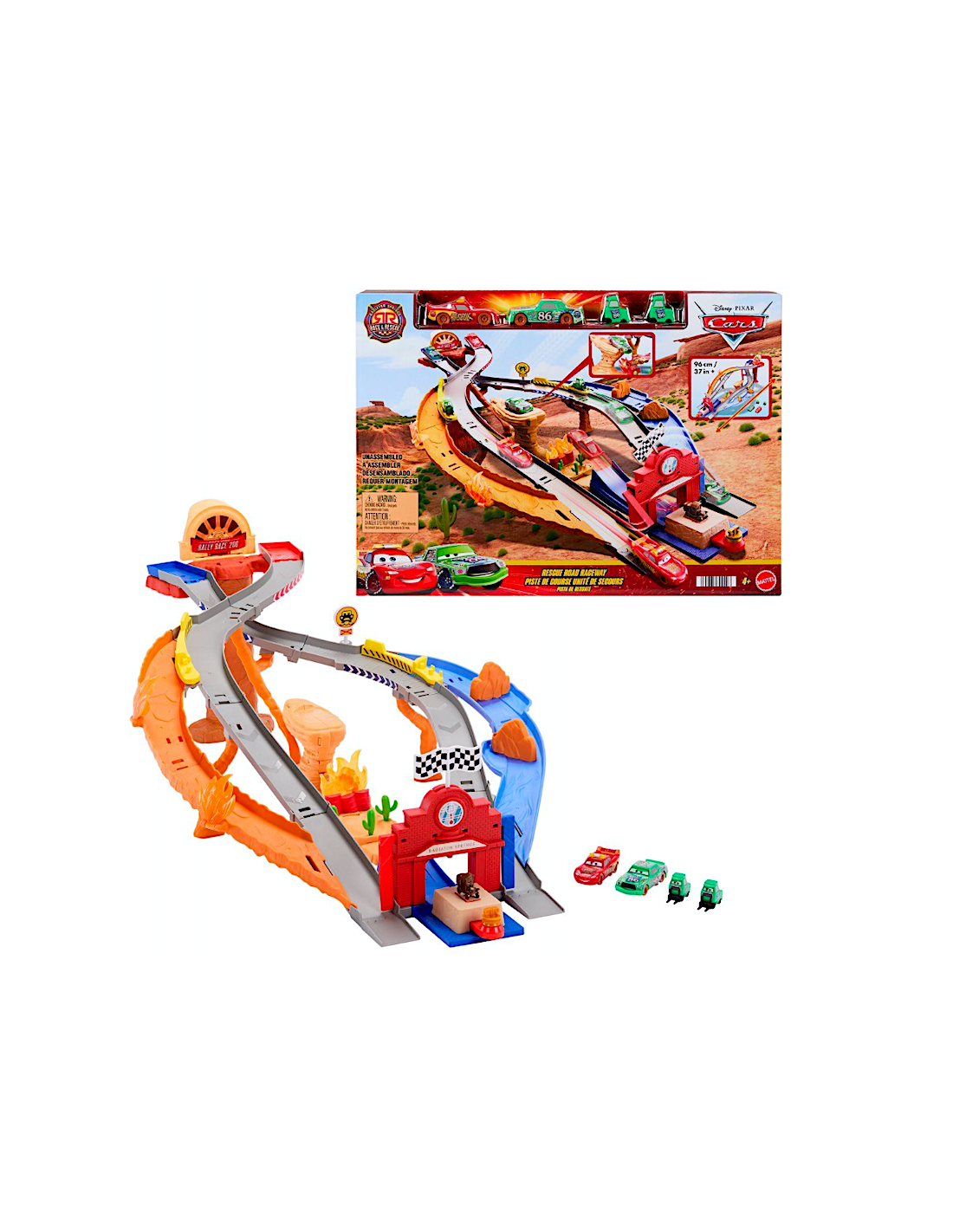 Disney Pixar Cars Sfreccia e Soccorri Circuito per Soccorso Stradale