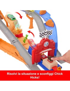Disney Pixar Cars Sfreccia e Soccorri Circuito per Soccorso Stradale