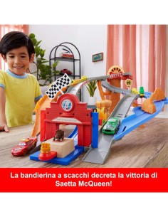 Disney Pixar Cars Sfreccia e Soccorri Circuito per Soccorso Stradale