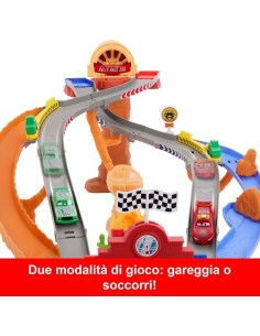 Disney Pixar Cars Sfreccia e Soccorri Circuito per Soccorso Stradale