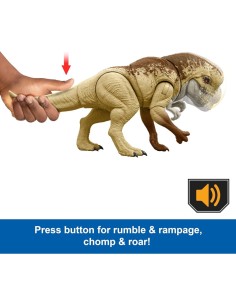 Mattel Jurassic World Rebirth Distortus Rex Giocattolo Dinosauro Interattivo