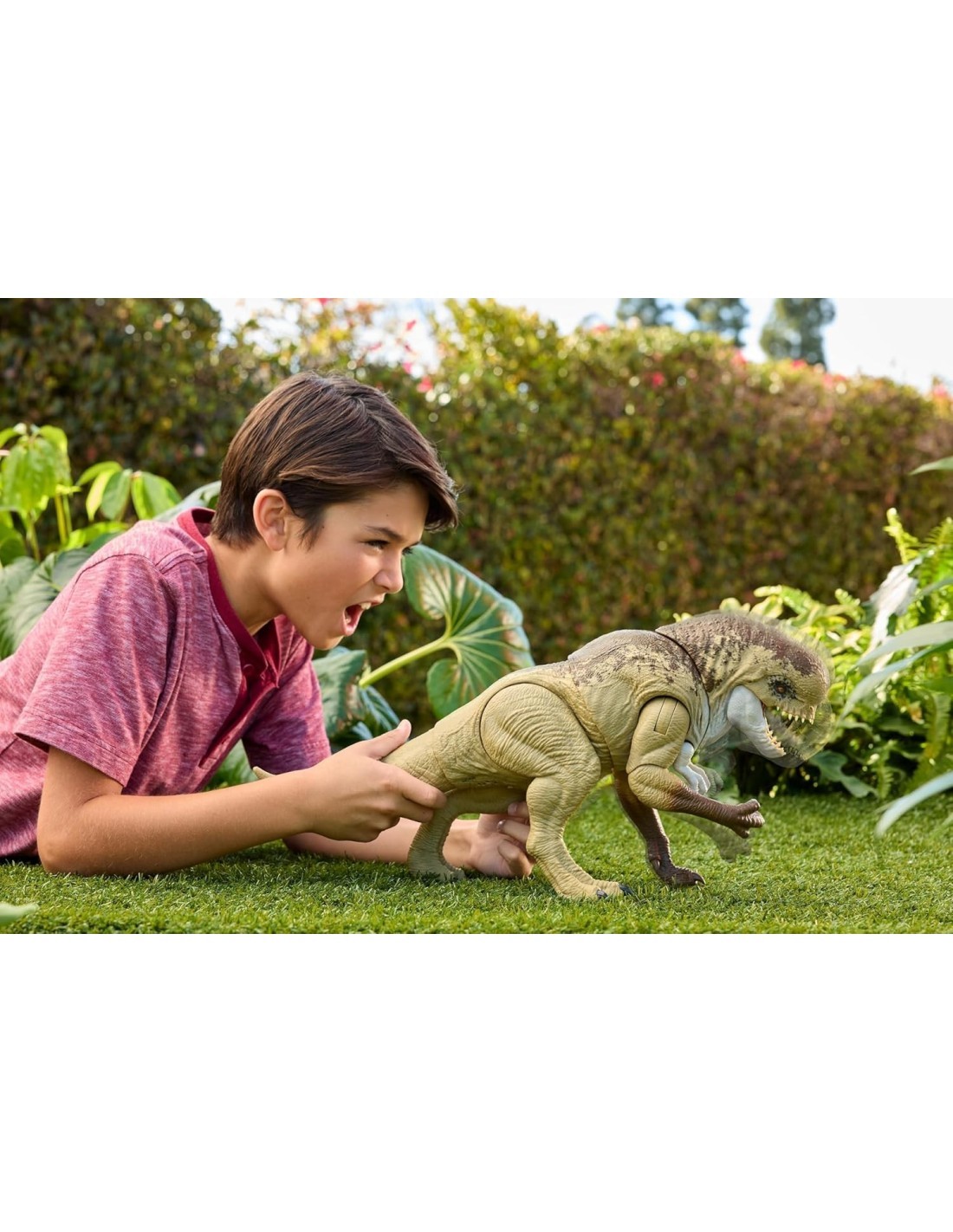 Mattel Jurassic World Rebirth Distortus Rex Giocattolo Dinosauro Interattivo