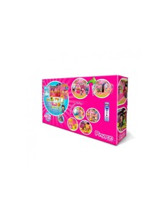 PINYPON TALE MENSION, PRINCIPESSA JASMINE, CASTELLO, STANZA ROTANTE, TAPPOETO VOLANTE, FORESTA INCANTATA