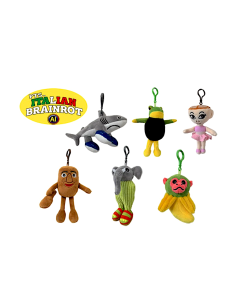 ITALIAN BRAINROT PORTACHIAVE PELUCHE 10CM SOGGETTI ASSORTITO