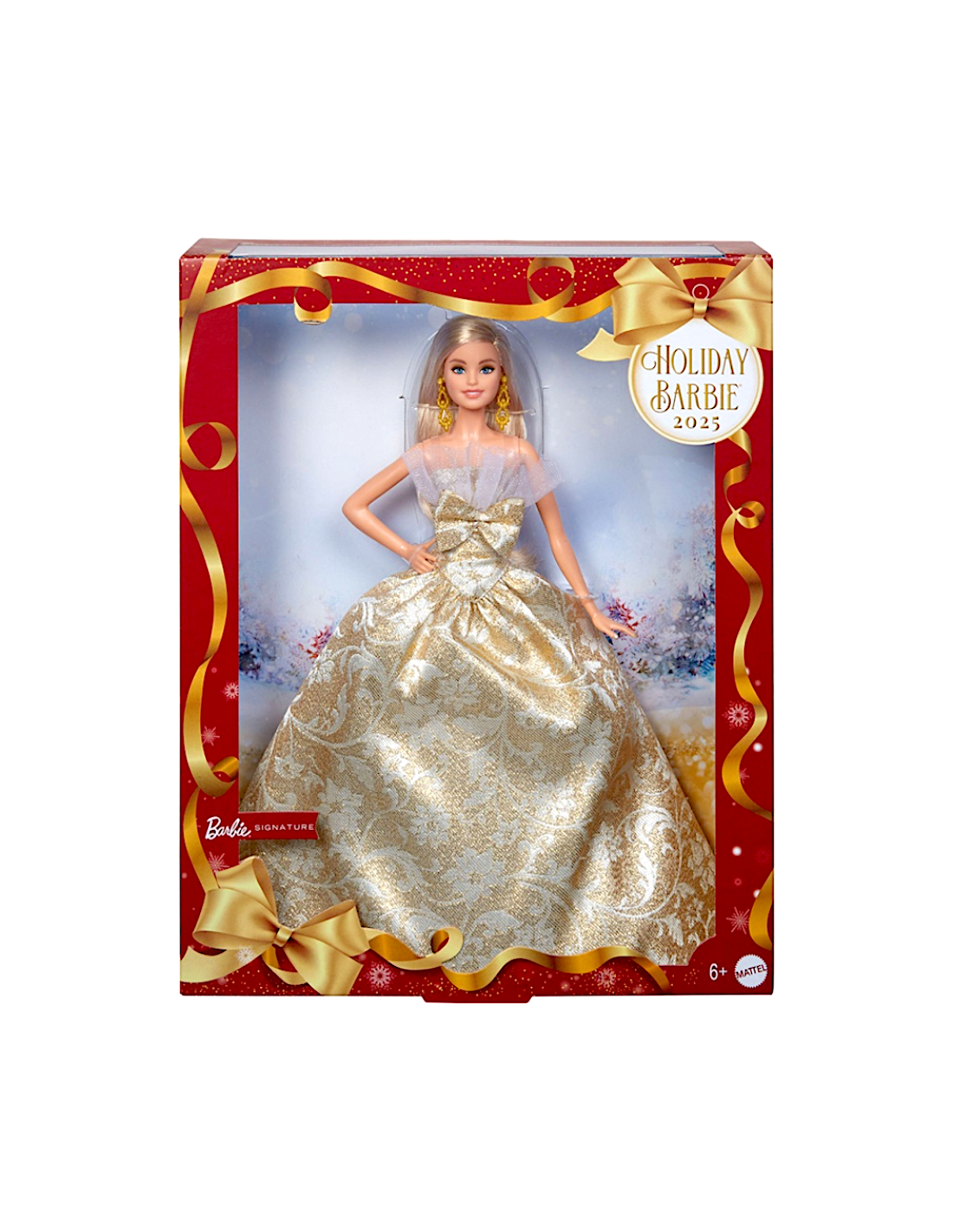 BARBIE, 2025 HOLIDAY DOLL, BAMBOLA, MAGIA DELLE FESTE