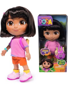 DORA, BAMBOLA CANTA ED ESPLORA, MUSICA, SUONI, FRASI BILINGUE, ABITI E ACCESSORI, 3+ ANNI 2