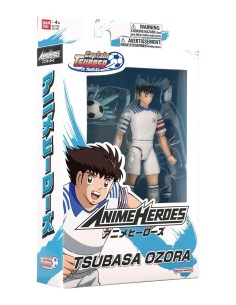 BANDAI, ANIME HEROES, CAPTAIN TSUBASA, TSUBASA OZORA, FIGURA 17 CM, ACTION FIGURE ARTICOLATA CON ACCESSORI