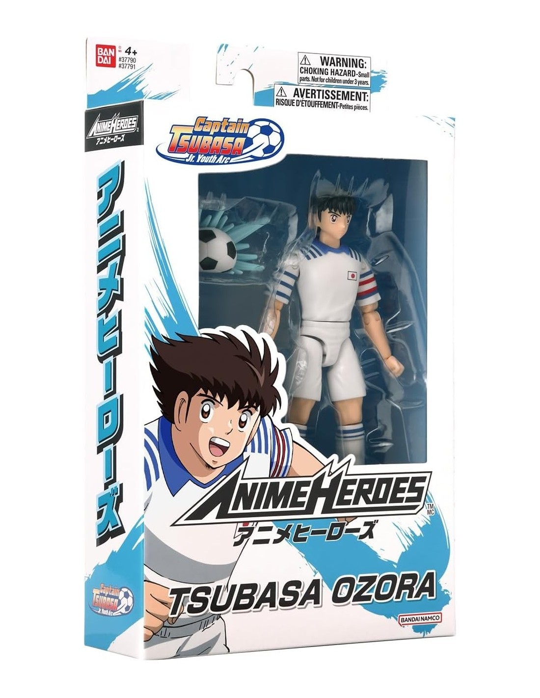 BANDAI, ANIME HEROES, CAPTAIN TSUBASA, TSUBASA OZORA, FIGURA 17 CM, ACTION FIGURE ARTICOLATA CON ACCESSORI