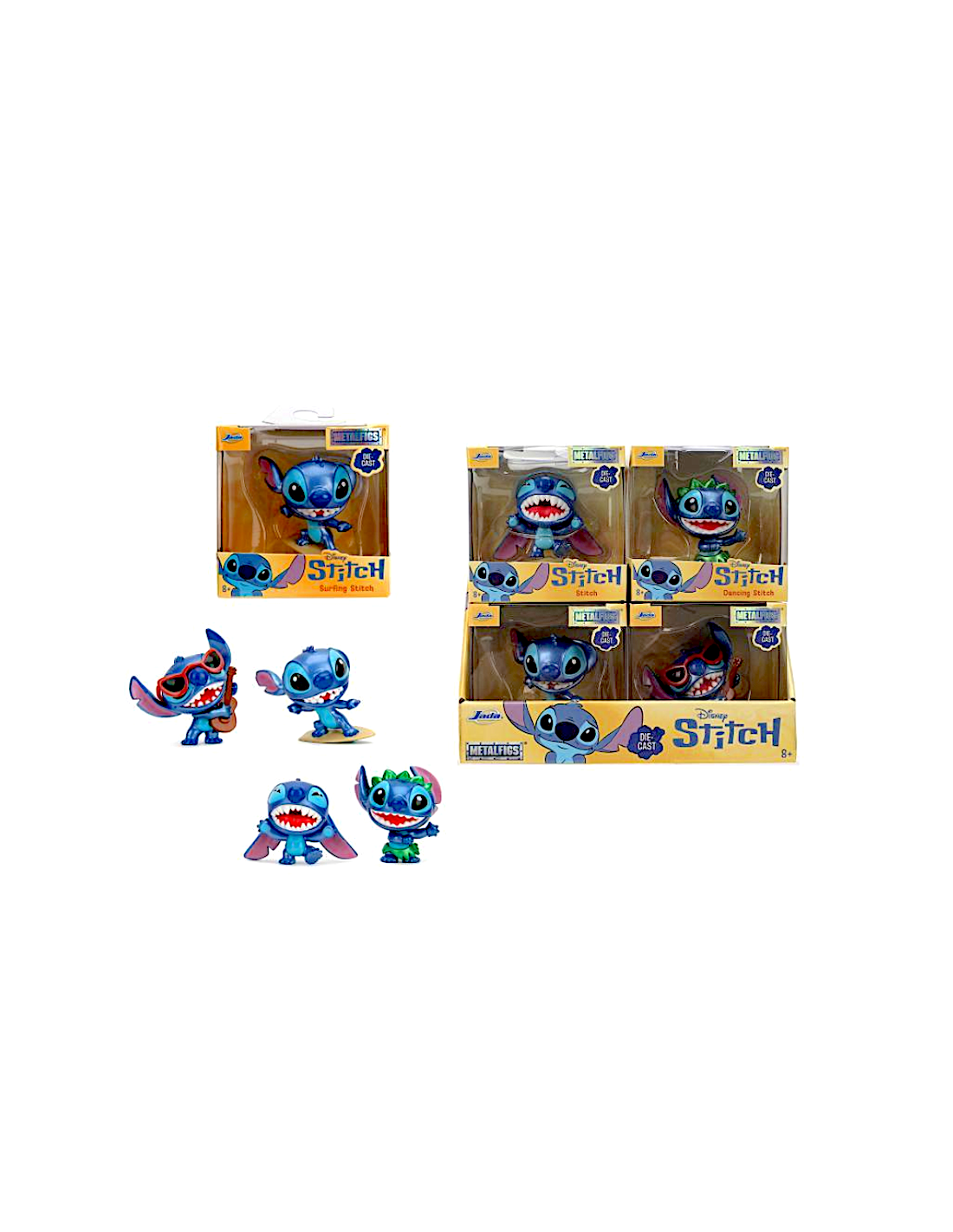 STITCH  FIGURA 6,5CM ASSORTITO METALLO