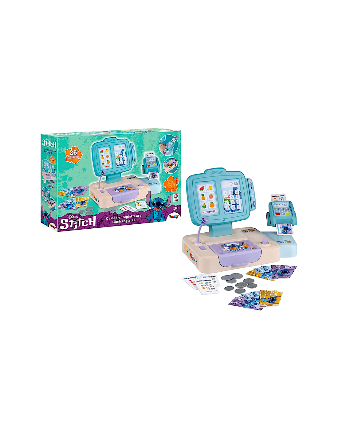 STITCH REGISTRATORE DI CASSA, GIOCO RAGAZZI