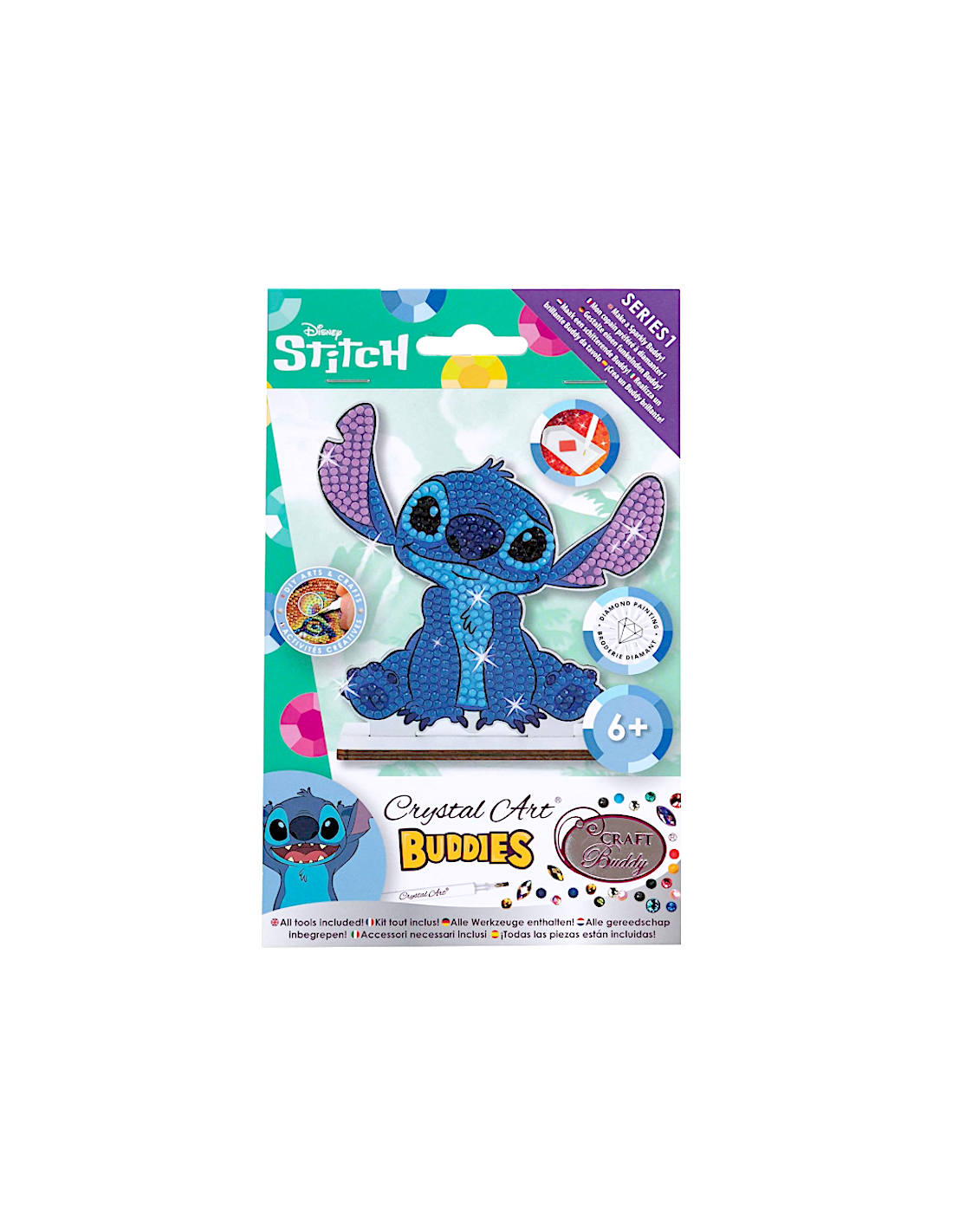 CRISTAL ART BUDDIES PERSONAGGIO DISNEY ASSORTITO