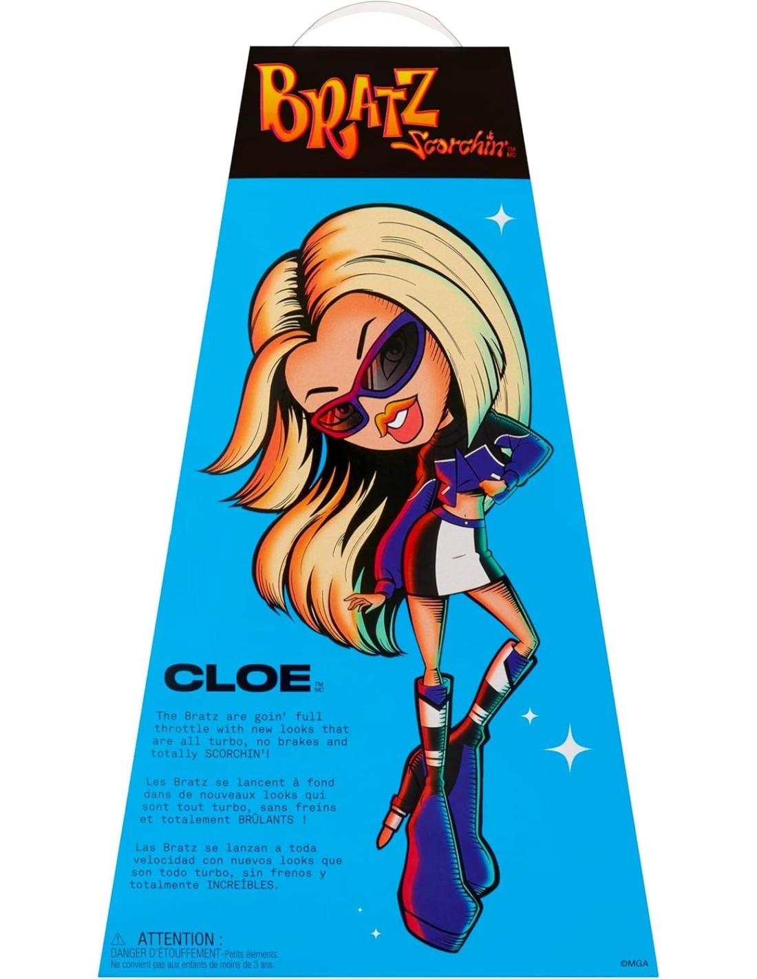 BRATZ, SCORCHIN' CLOE, BAMBOLA FASHION, MOTO STYLE, ACCESSORI INCLUSI, GIOCATTOLO PER BAMBINE, DOLL CON ABITI TRENDY