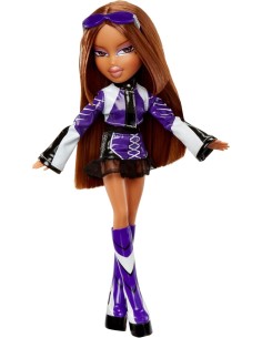 BRATZ, SCORCHIN' YASMIN, BAMBOLA FASHION, MOTO STYLE, ACCESSORI INCLUSI, COLLEZIONE BRATZ, DOLL CON ABITI TRENDY