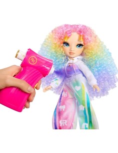 RAINBOW HIGH BAMBOLA AIRBRUSH CREATE, BAMBOLA CON KIT AEROGRAFO, PENNARELLI LAVABILI, GIOCO CREATIVO