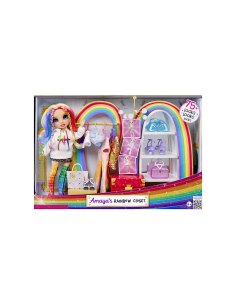 RAINBOW HIGH AMAYA ARMADIO ARCOBALENO, SET MODA, ACCESSORI INCLUSI