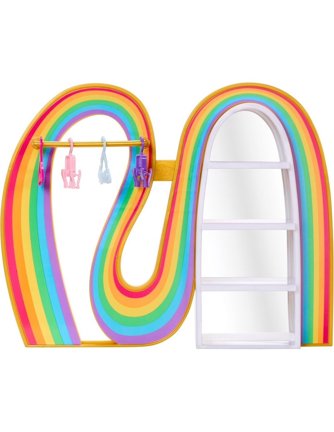 RAINBOW HIGH AMAYA ARMADIO ARCOBALENO, SET MODA, ACCESSORI INCLUSI