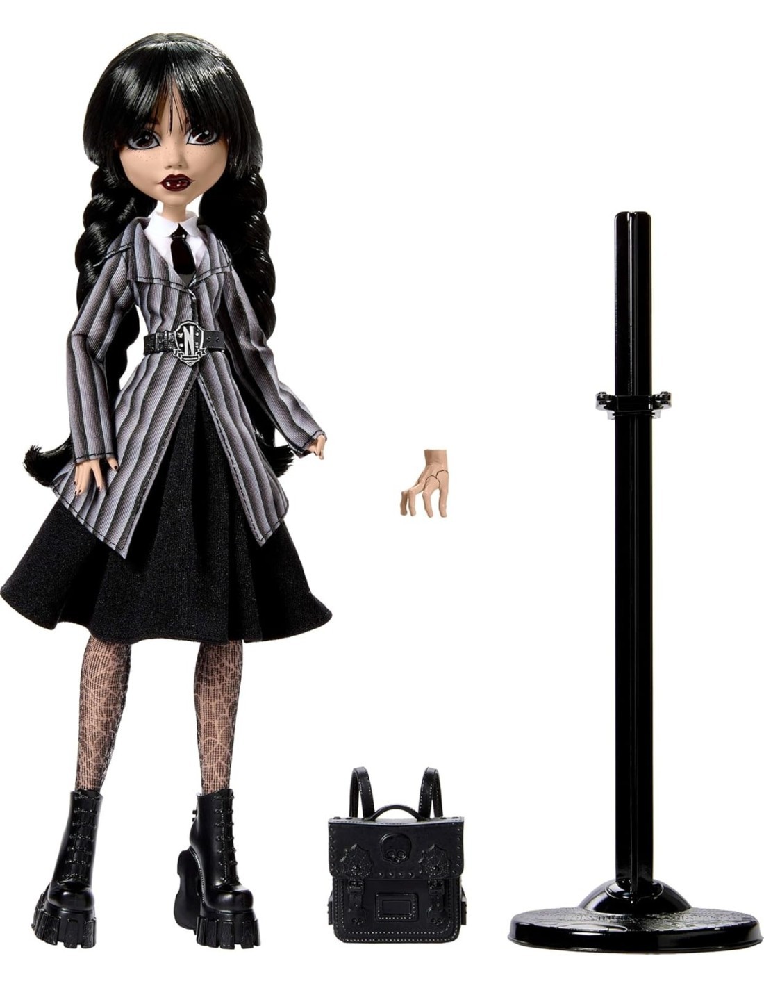 Bambola Monster High Wednesday Addams con Accessori