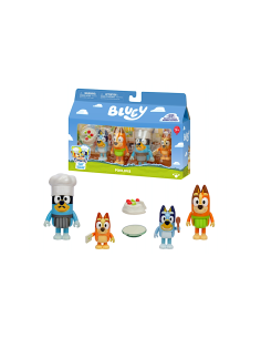 BLUEY 080029 SET 4 PERSONAGGI ARTICOLATI