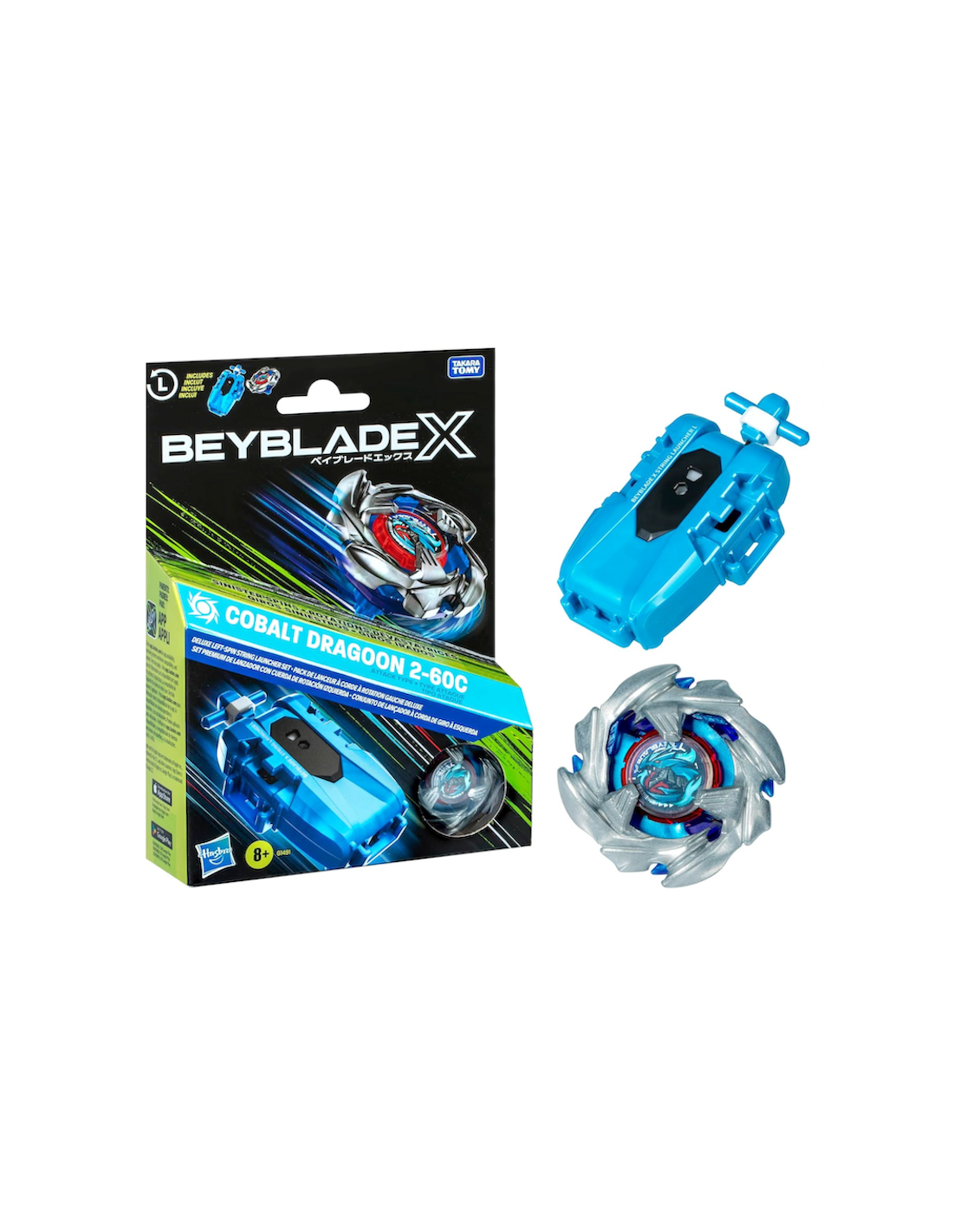 BEYBLADE X G1491 COBALT DRAGOON LANCIATORE DELUXE